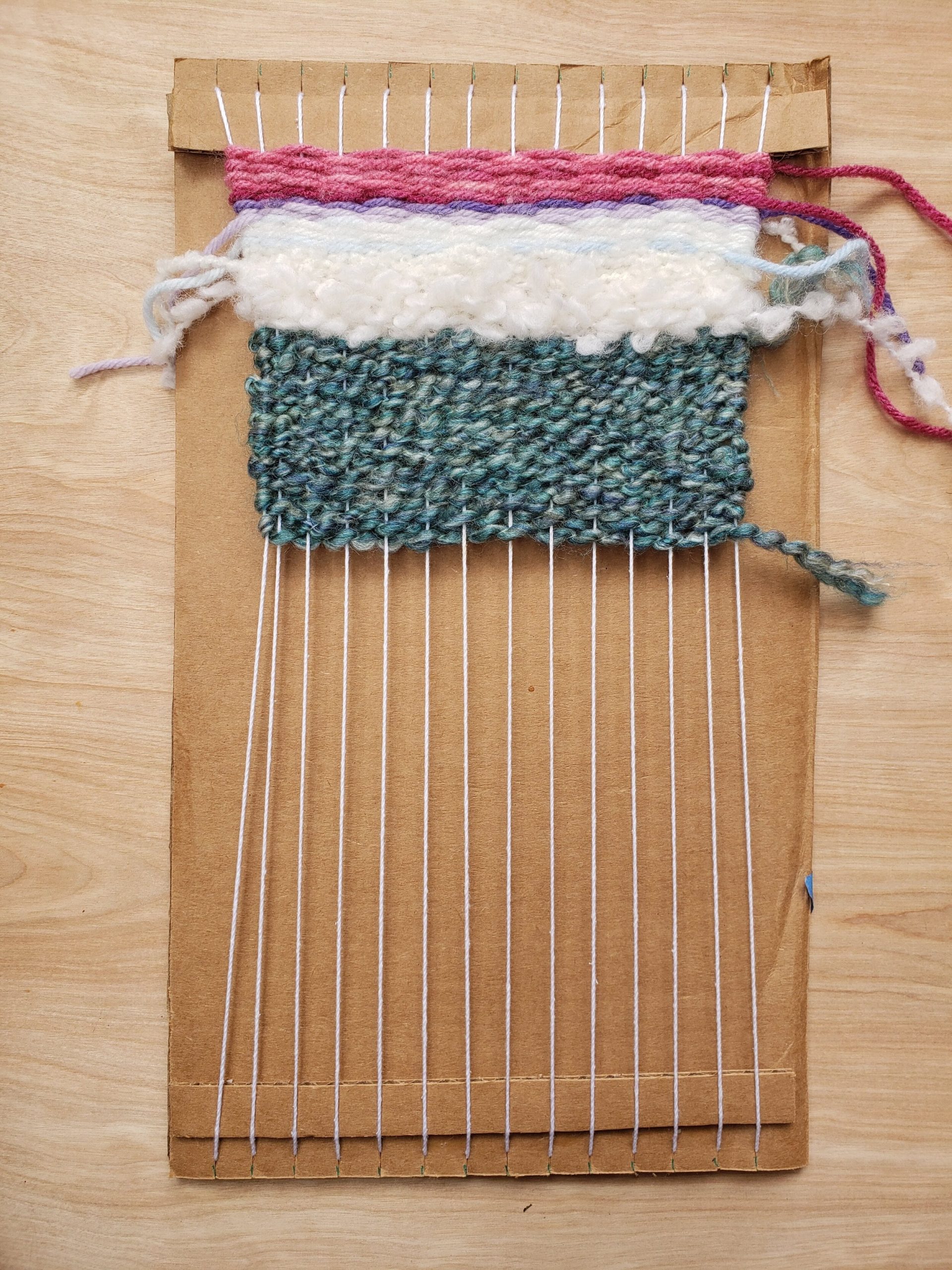 Image of a homemade loom